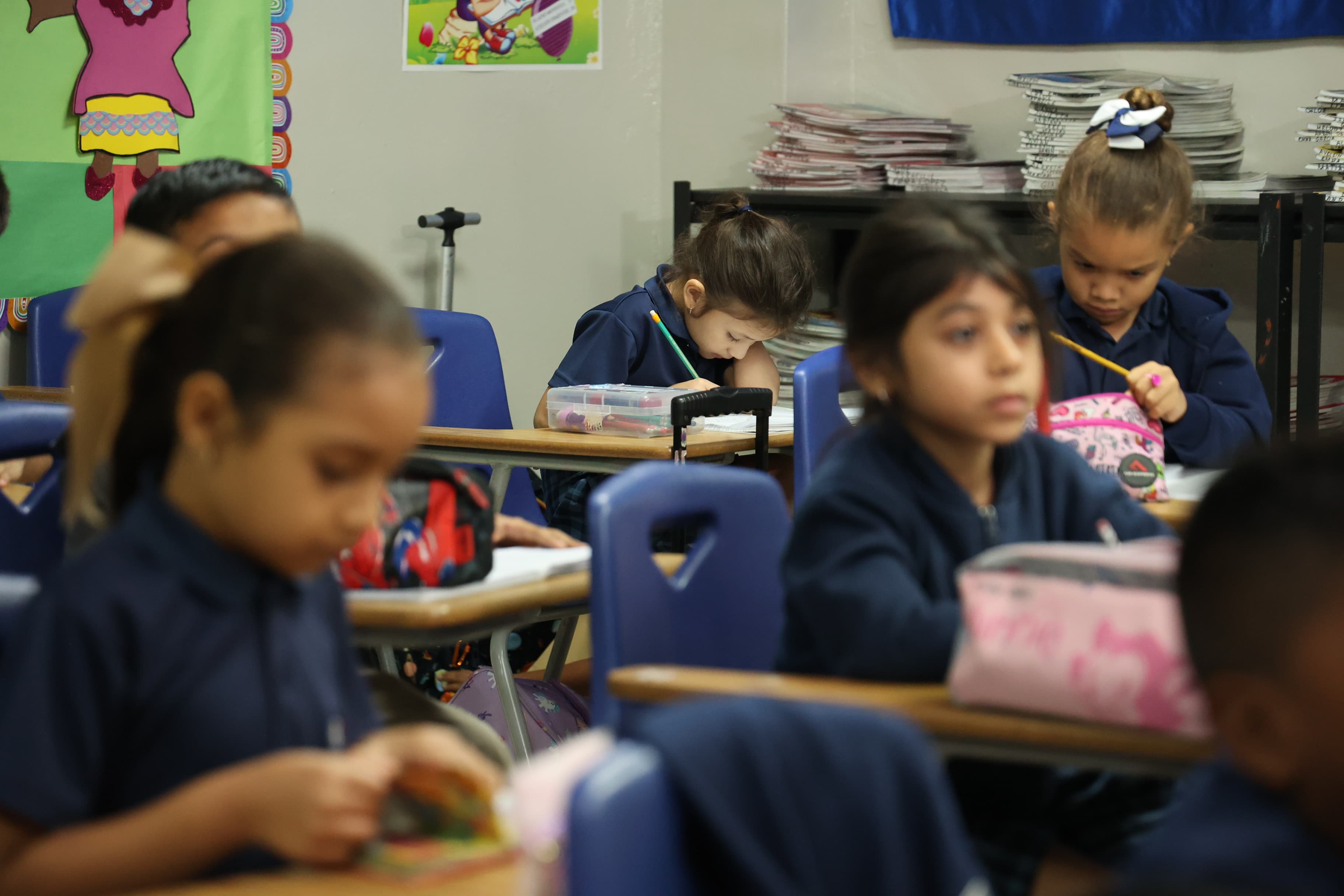 Aula de primaria del Colegio PHIA