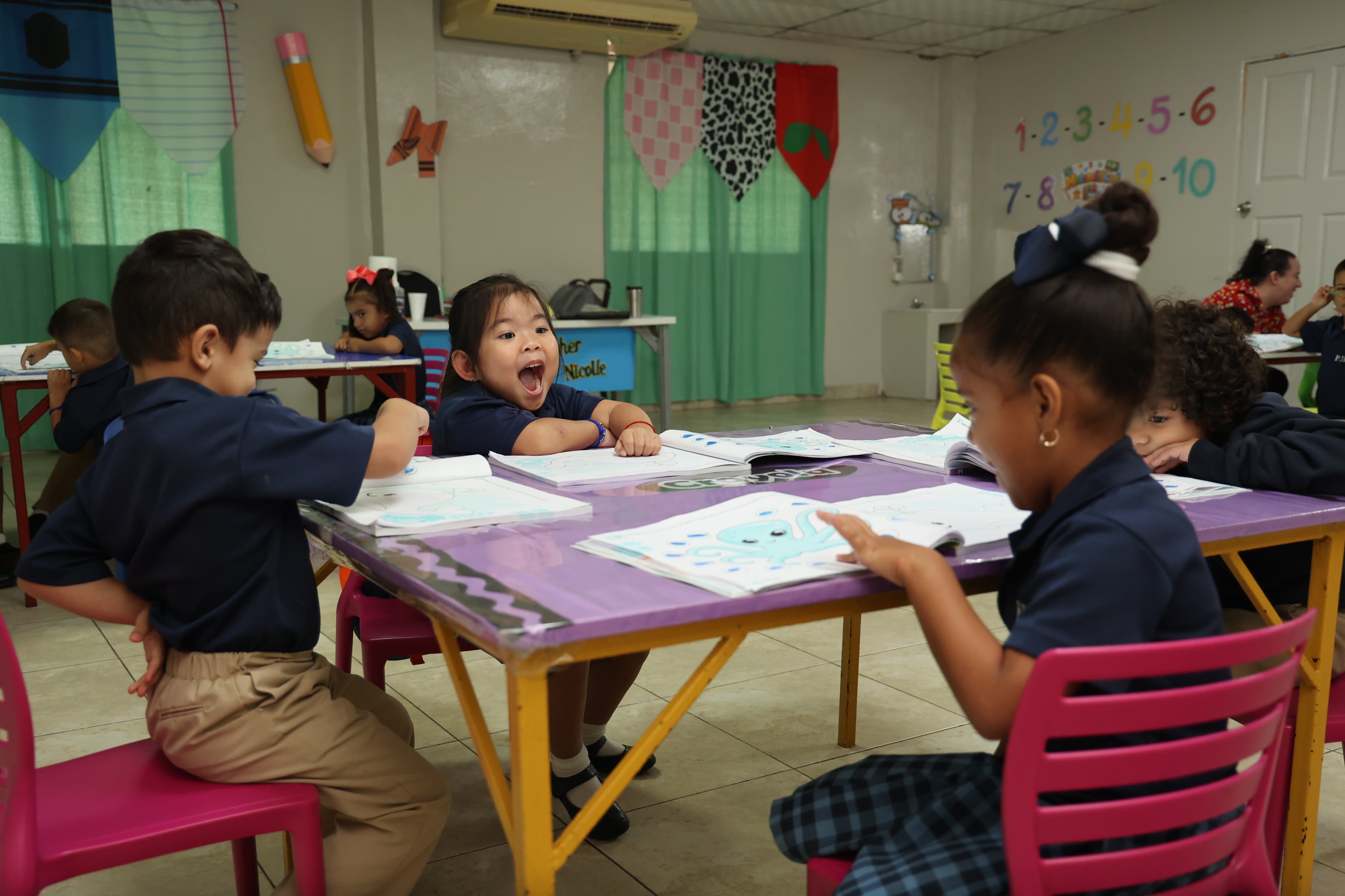 Aula de preescolar del Colegio P.H.I.A.